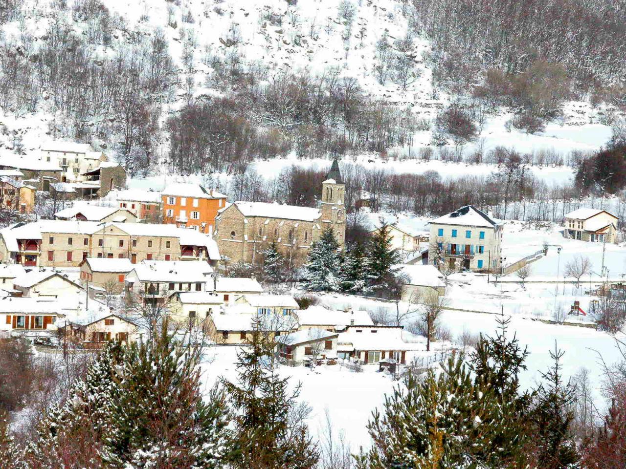 Angoustrine sous la neige